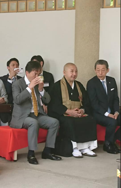 長谷高徳院での大仏呈茶式に参加しました。