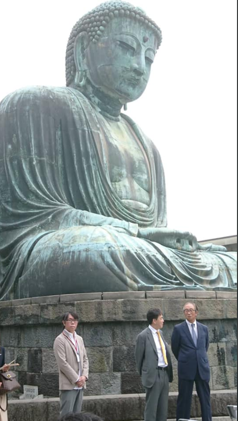 長谷高徳院での大仏呈茶式に参加しました。