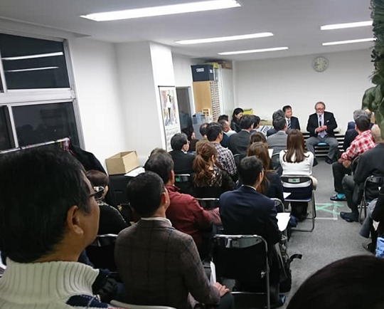 働き盛り世代　ザ・チャレンジの勉強会　玉木正之さんを迎えて