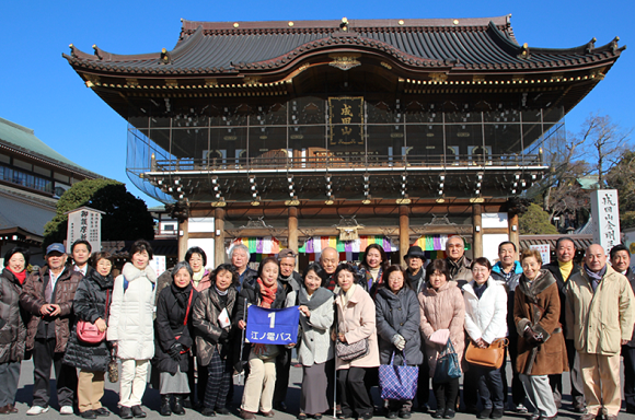 恒例!新春バスツアー「成田山初詣バスツアー」今年は柴又帝釈天とのダブル詣!